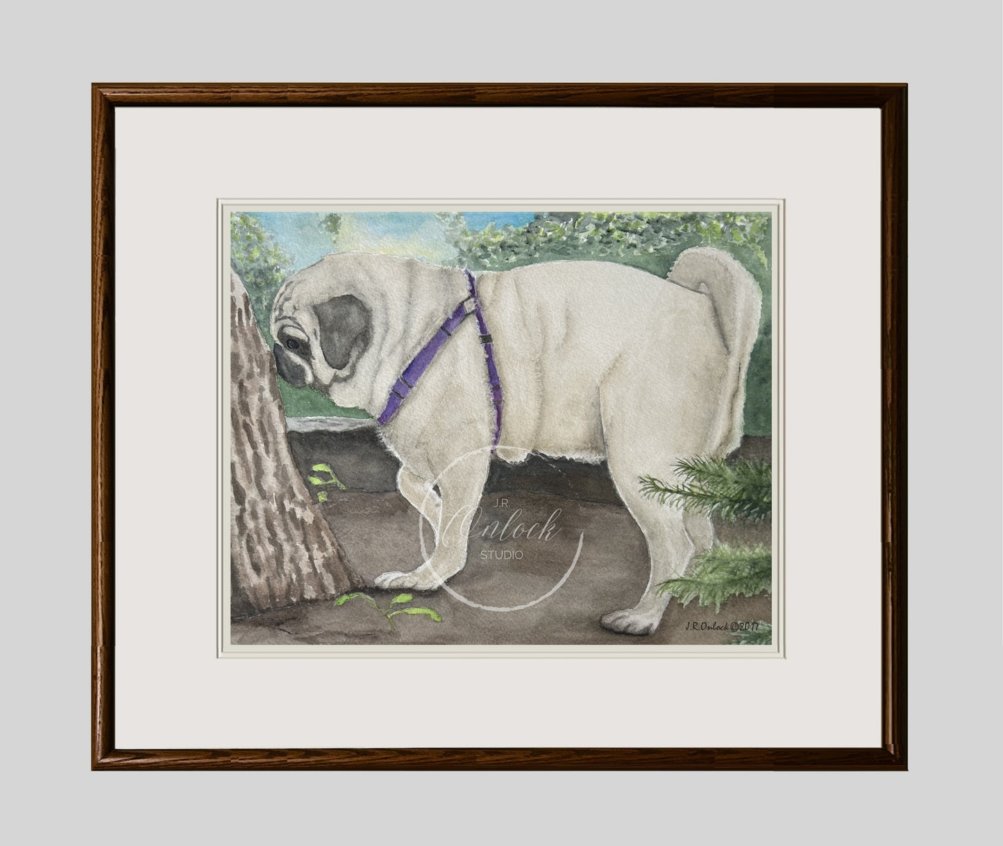 Print, Trail of Scents, Open Edition from an original painting, see separate listing if purchasing the digital version