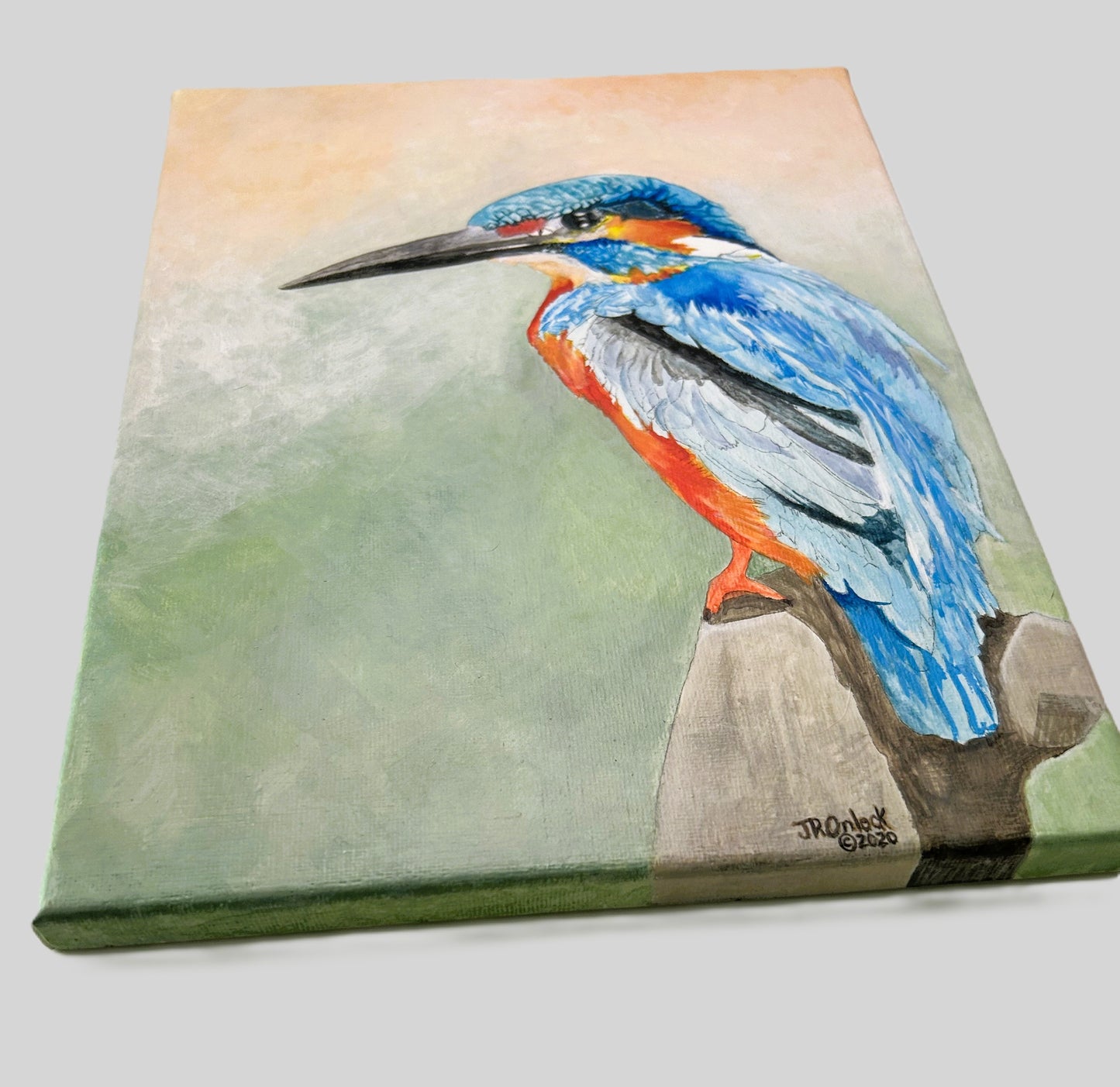 Digital, Feathers of Fire and Sky, Open Edition from an original painting, see separate listings if purchasing the Print or Original painting