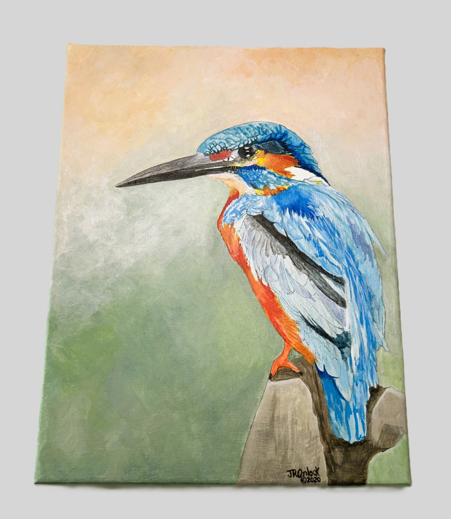 Digital, Feathers of Fire and Sky, Open Edition from an original painting, see separate listings if purchasing the Print or Original painting