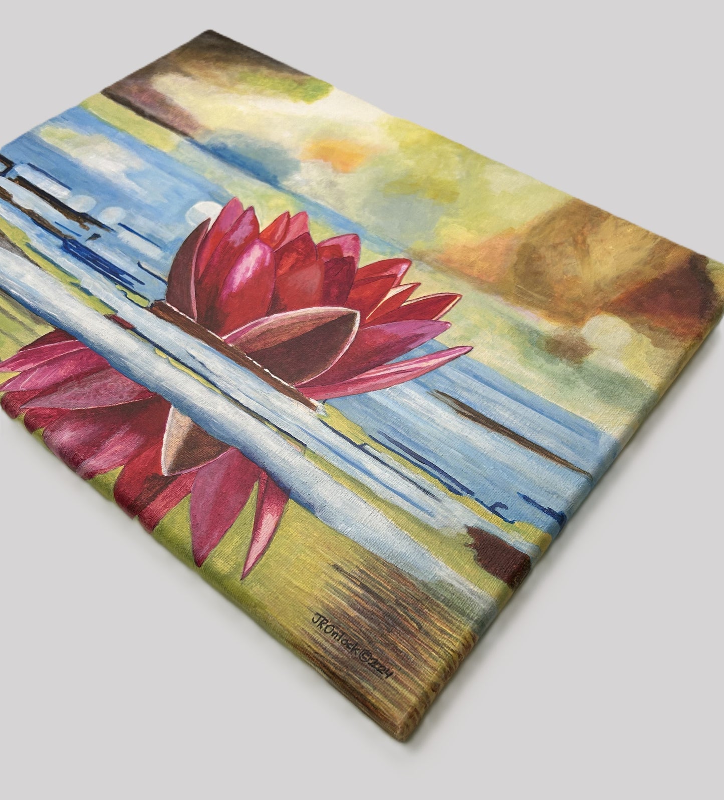 Digital, Floating Radiance, Open Edition from an original acrylic painting, see separate listings if purchasing the Print or Original painting