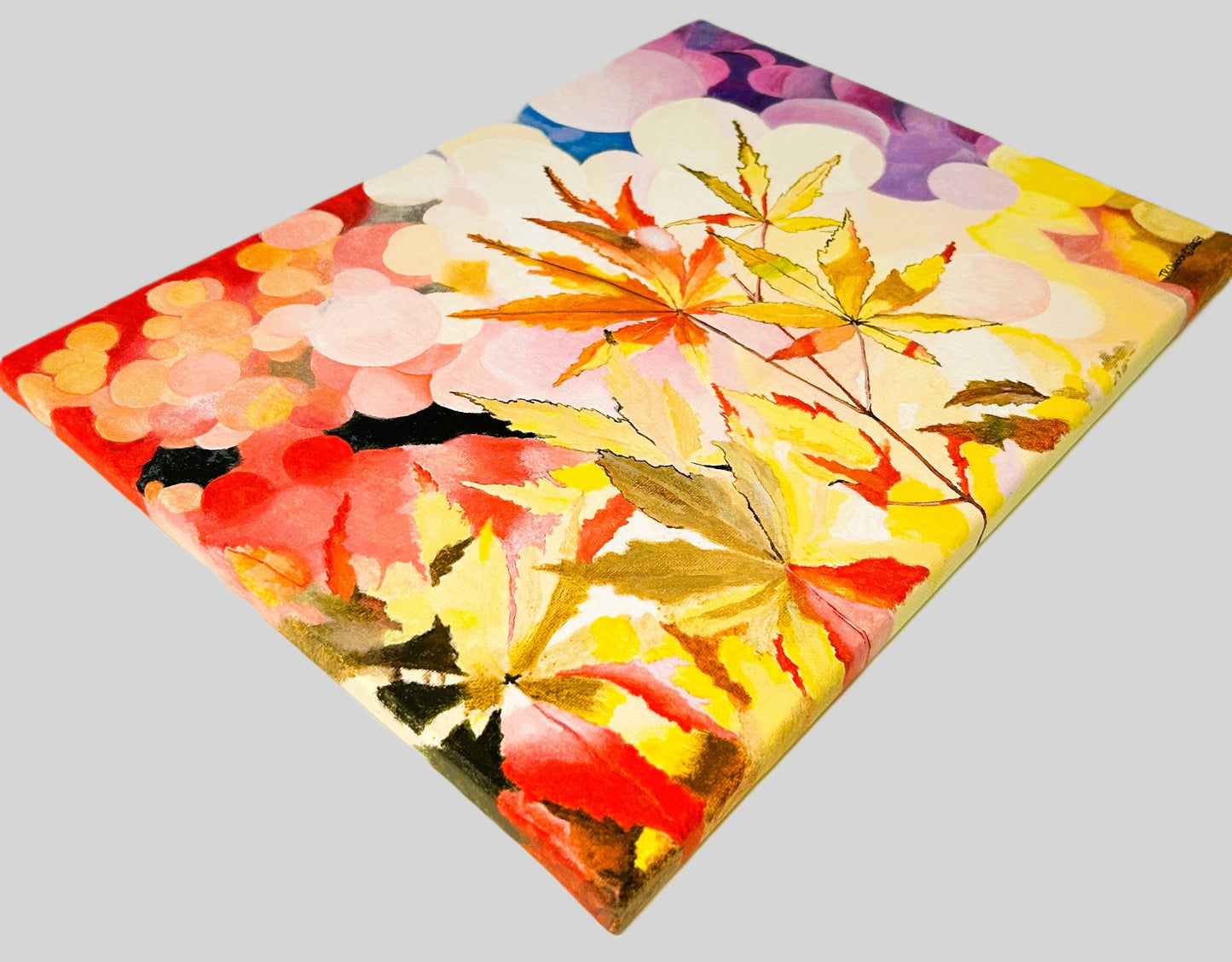 Digital, Autumn Particles, Open Edition from an original acrylic painting, see separate listings if purchasing the Print or Original painting