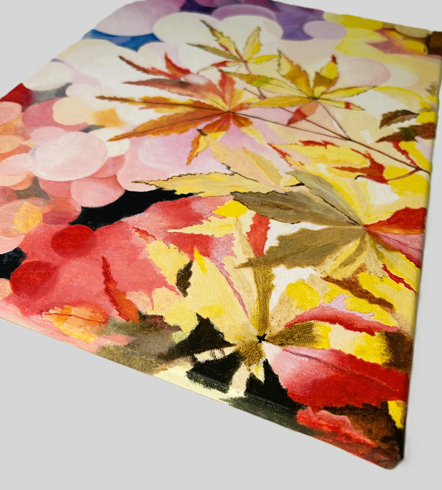 Digital, Autumn Particles, Open Edition from an original acrylic painting, see separate listings if purchasing the Print or Original painting