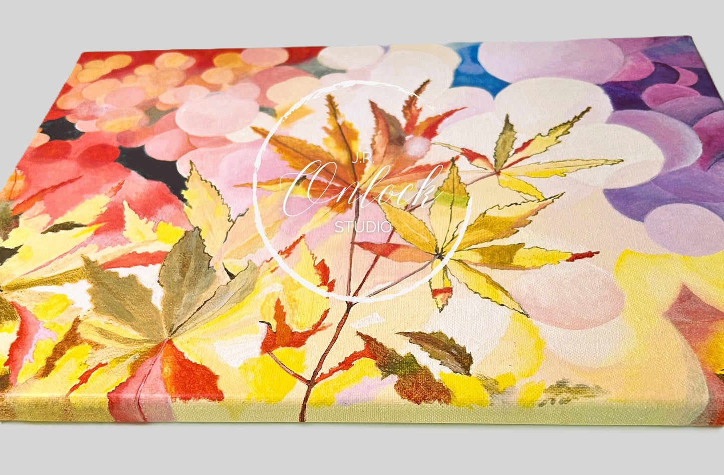 Digital, Autumn Particles, Open Edition from an original acrylic painting, see separate listings if purchasing the Print or Original painting
