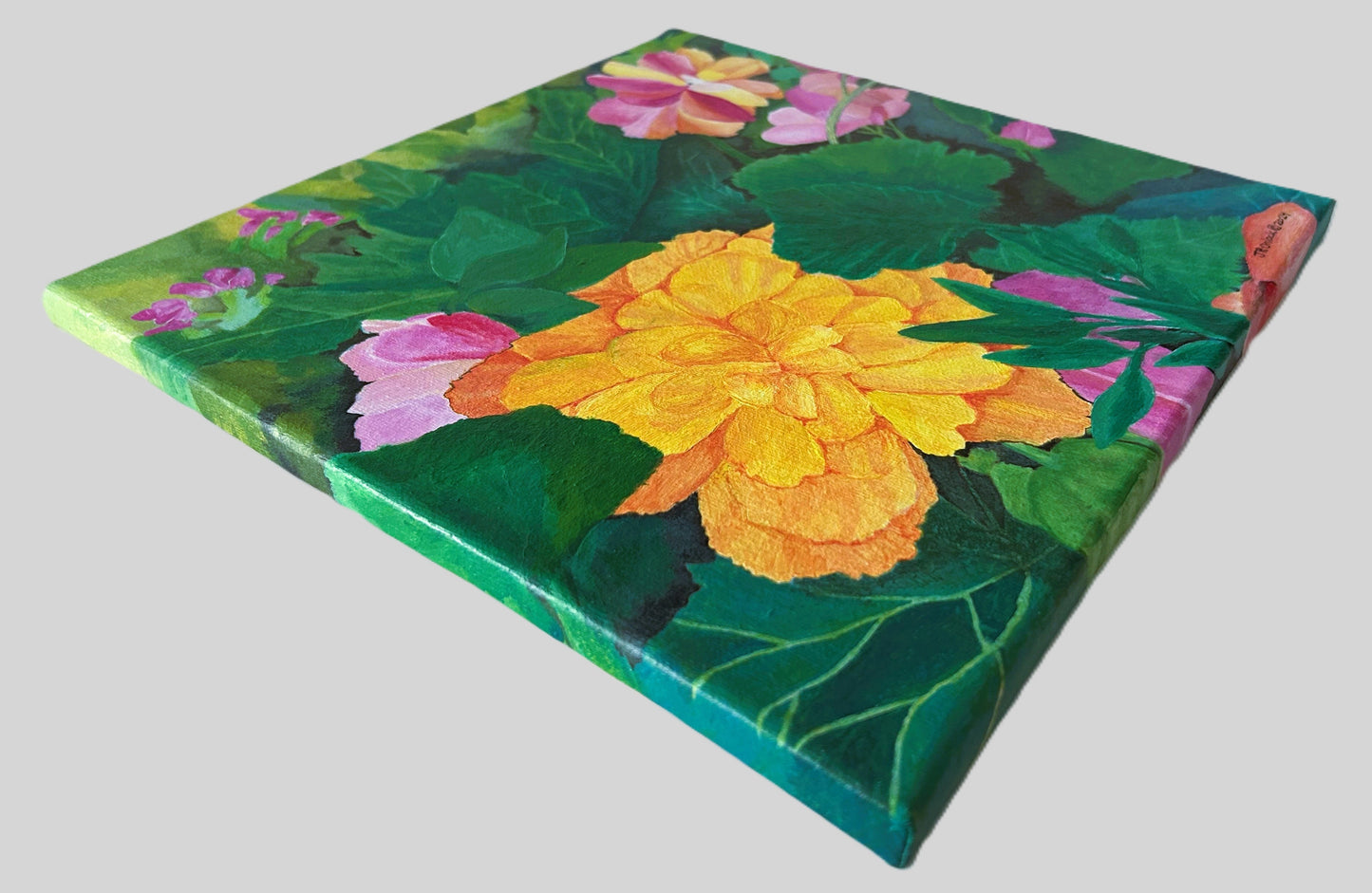 Digital, Midsummer Garden, Open Edition from an original acrylic painting, see separate listings if purchasing the Print or Original painting
