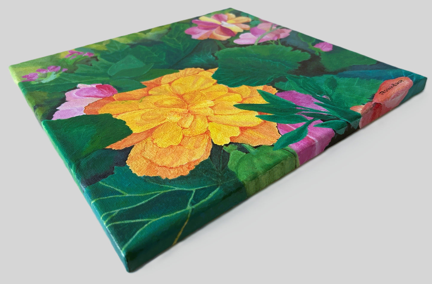 Digital, Midsummer Garden, Open Edition from an original acrylic painting, see separate listings if purchasing the Print or Original painting