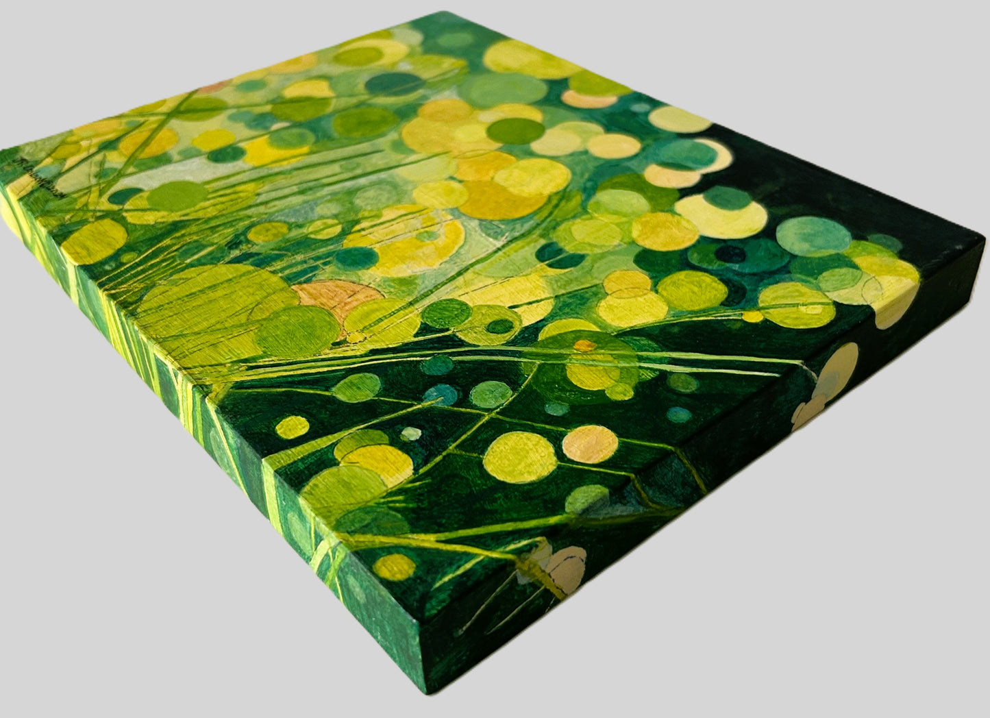 Digital, Luminous Green, Open Edition from an original acrylic painting, see separate listings if purchasing the Print or Original painting