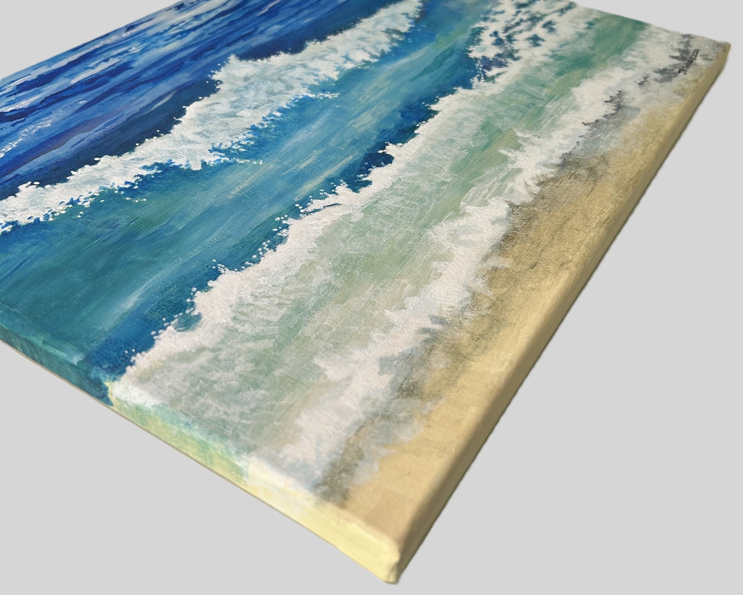 Print, Seafoam Blue, Open Edition from an original acrylic painting, see separate listings if purchasing the Digital or Original painting
