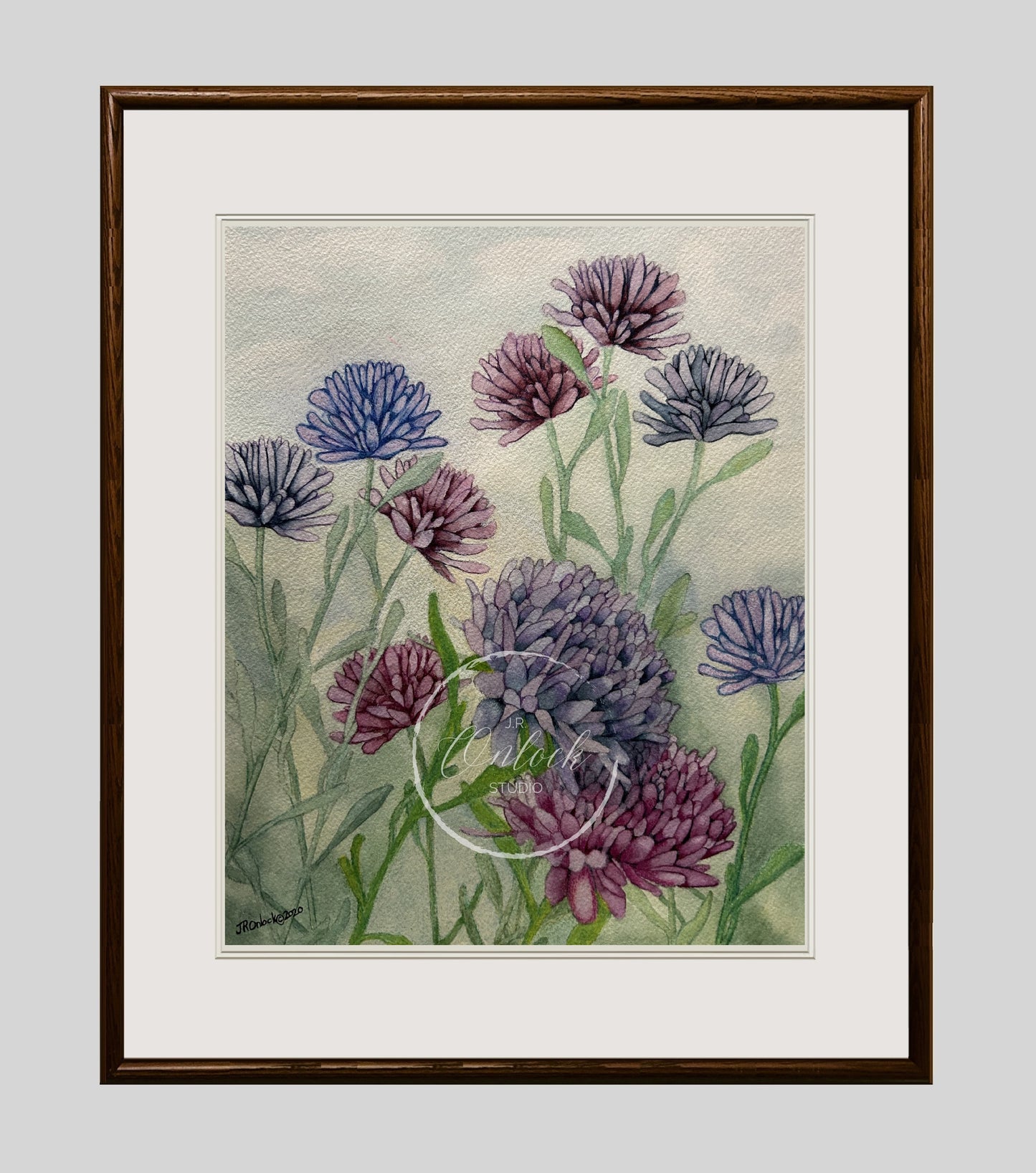Print, Lavender Serenade, Open Edition from an original painting, Purple flowers, see separate listing if purchasing the digital version