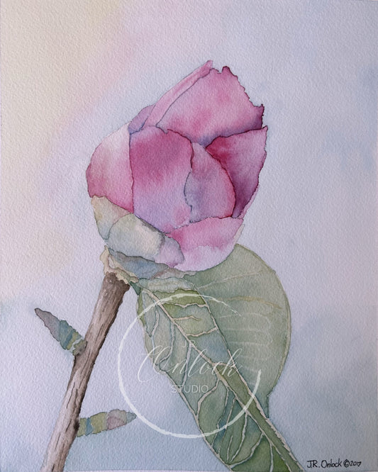 Digital, Rose Glow, Open Edition from an original painting, see separate listing if purchasing the Print version