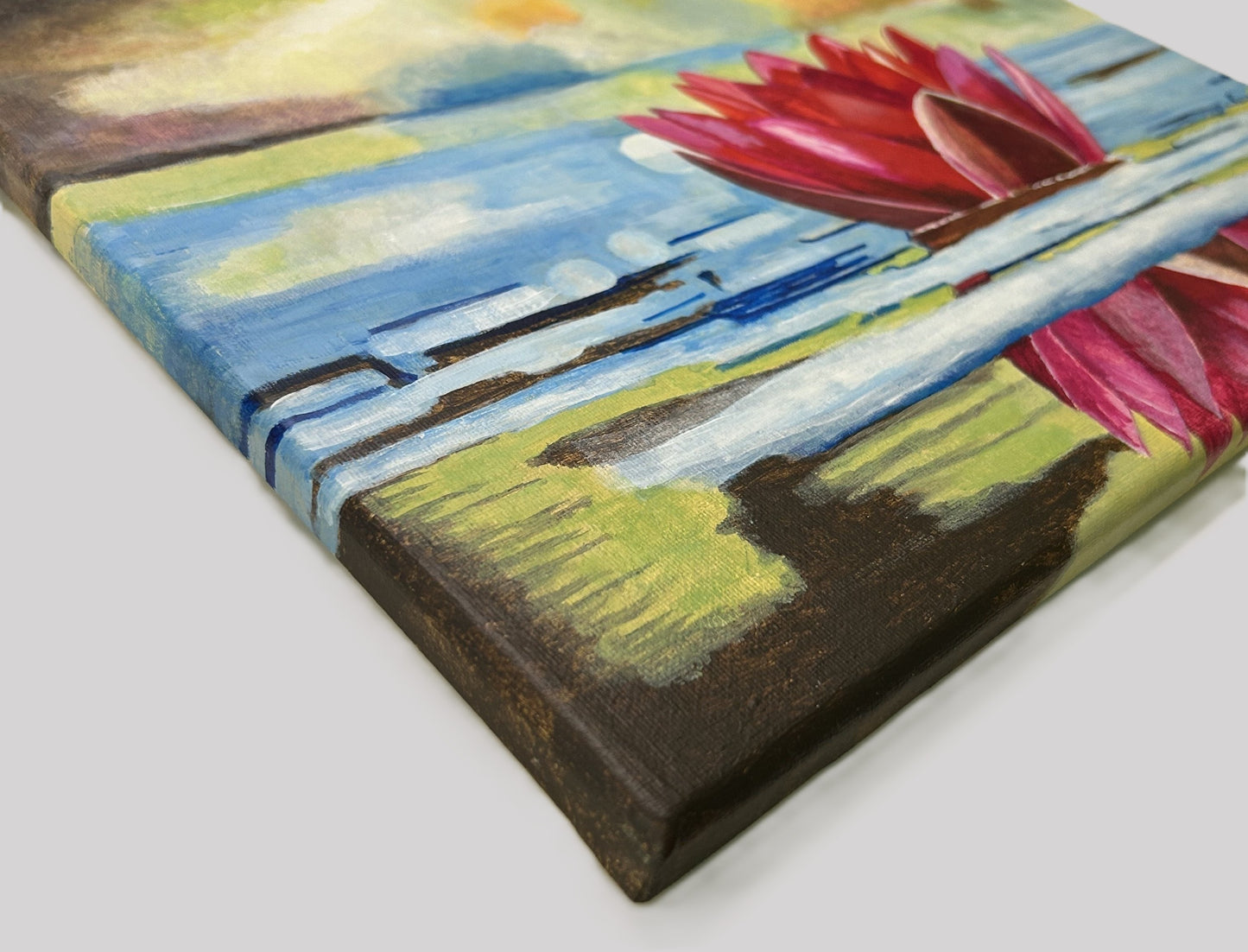Print, Floating Radiance, Open Edition from an original acrylic painting, see separate listings if purchasing the Digital or Original painting